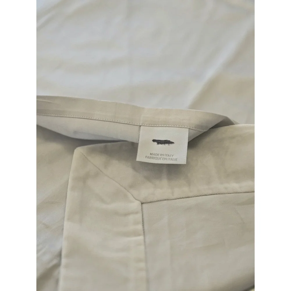 RH Italian Siena 1000-Thread Count Sateen & Velvet King Sham Restoration Hardwar